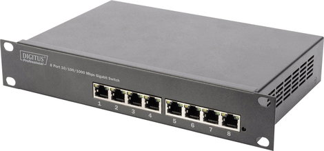 Digitus DN-80114 Hálózati switch 8 port 10 / 100 / 1000 MBit/s 8. kép