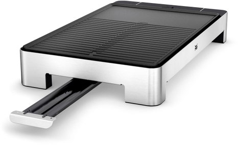 WMF 0415340011 Asztali grill Elektromos Manuális hőmérséklet beállítással Ezüst, Fekete 4. kép