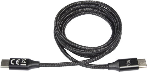 ProCar USB töltőkábel USB-C® dugó 1.00 m Fekete 52009000