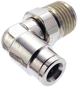 Norgren Hajlított összekötő, forgatható 101470818 Külső menet: R1/8 Cső átmérő: 8 mm 1 db
