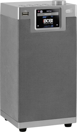Imperial DABMAN i610 silber Asztali rádió DAB+, DAB, Internet, URH Bluetooth®, WLAN DLNA-ra alkalmas