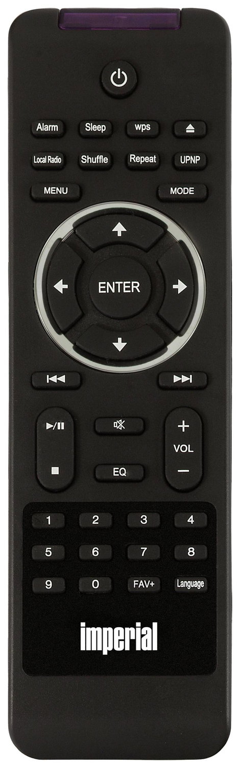 Imperial DABMAN i610 silber Asztali rádió DAB+, DAB, Internet, URH Bluetooth®, WLAN DLNA-ra alkalmas 4. kép