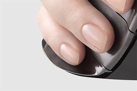 Evoluent D Medium Ergonomikus egér Rádiójel vezérlésű Lézer 6 Gombok Ergonómikus 2. kép