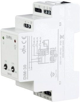 Zamel EXT10000228 Kalapsín dimmer Alkalmas fényforrásokhoz: LED-es izzó, Fénycső, Halogén izzó, Izzó