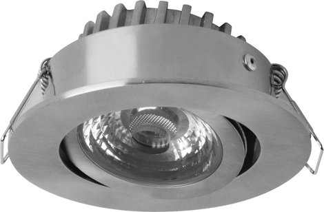 Megaman Rico LED-es fürdőszobai beépíthető lámpa LED Fixen beépített LED-es 6.5 W IP44 Nemesacél (ma