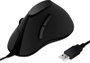 LogiLink ID0158 Ergonomikus egér USB Optikai Fekete 5 Gombok 1000 dpi Ergonómikus bélyegkép