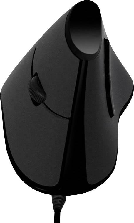 LogiLink ID0158 Ergonomikus egér USB Optikai Fekete 5 Gombok 1000 dpi Ergonómikus 2. kép