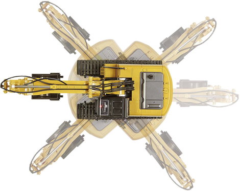 Elektromos markoló- és kotrógép modell Digger 2.0 RtR 1:16, Revell Control 24924 2. kép