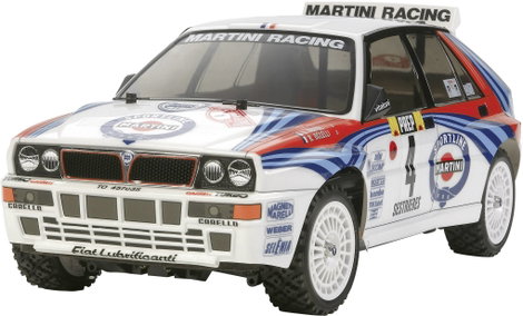 Tamiya 1:10 RC modellautó Elektro Közúti modell Lancia Delta HF Integrale Brushed 4WD építőkészlet T