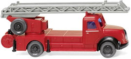 Wiking 096239 N Sürgősségi jármű modell Magirus Deutz Tűzoltóság - DL 25 óra