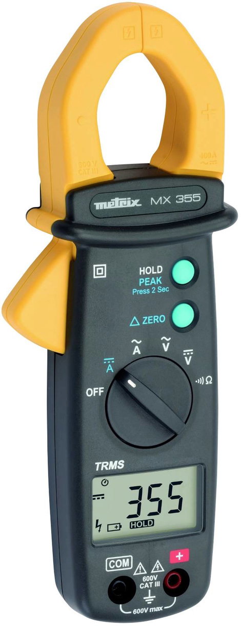 Metrix MX 355 Lakatfogó digitális CAT III 600 V Kijelző (digitek): 6000 6. kép