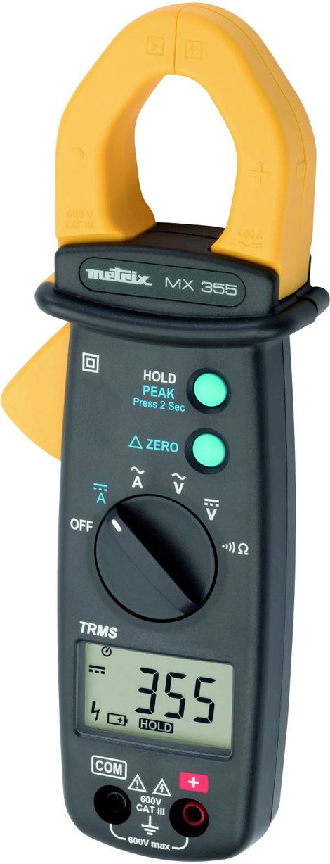 Metrix MX 355 Lakatfogó digitális CAT III 600 V Kijelző (digitek): 6000 8. kép