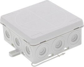 Wiska 10109586 Leágaztató doboz (H x Sz x Ma) 86 x 86 x 41 mm Élénk szürke (RAL 7035) IP55 1 db