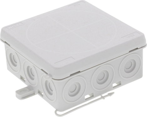 Wiska 10109586 Leágaztató doboz (H x Sz x Ma) 86 x 86 x 41 mm Élénk szürke (RAL 7035) IP55 1 db