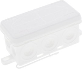 Wiska 10109581 Leágaztató doboz (H x Sz x Ma) 86 x 44 x 41 mm Fekete (RAL 9005) IP55 1 db