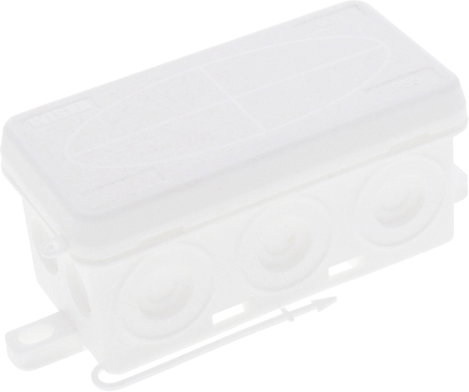 Wiska 10109581 Leágaztató doboz (H x Sz x Ma) 86 x 44 x 41 mm Fekete (RAL 9005) IP55 1 db
