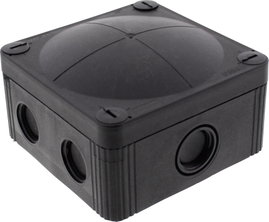 Wiska 10105603 Leágaztató doboz (H x Sz x Ma) 95 x 95 x 60 mm Fekete (RAL 9005) IP66/IP67 1 db
