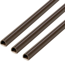 cablefix 160697 Kábelcsatorna (H x Sz x Ma) 10 x 10 x 1000 mm 1 készlet Barna