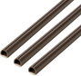 cablefix 160697 Kábelcsatorna (H x Sz x Ma) 10 x 10 x 1000 mm 1 készlet Barna bélyegkép