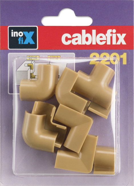 cablefix 160703 Összekötő elem Összekötő darab 1 db Bézs 2. kép