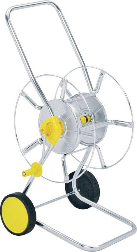 WOLF-Garten WS 50 Z 5222000 Üres tömlőtartó kocsi Ezüst, Sárga 1 db