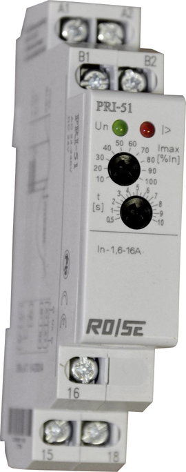 Felügyeleti relé 24, 24 - 24, 240 V/DC, V/AC 1 váltó Rose LM PRI-51/8 1 db