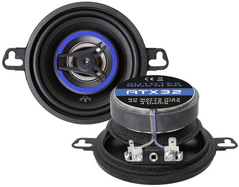 Autotek ATX 32 2 utas koaxiális beépíthető hangszóró 90 W Tartalom: 1 db