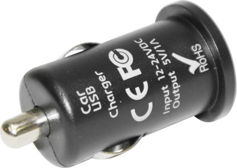 Eufab 16548 Mini USB töltőadapter Terhelhetőség max.: 1 A Alkalmas univerzális 2. kép