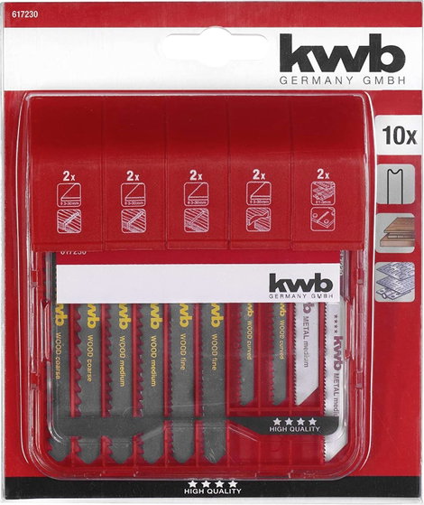 kwb 617230 kwb kirakós penge készlet Jigger 10 darab 1 db