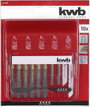 kwb 617230 kwb kirakós penge készlet Jigger 10 darab 1 db bélyegkép
