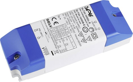 Self Electronics SLT45-1050IL-E LED meghajtó Állandó áramú 42 W 700 - 1050 mA 30.0 - 42.0 V/DC Bútor
