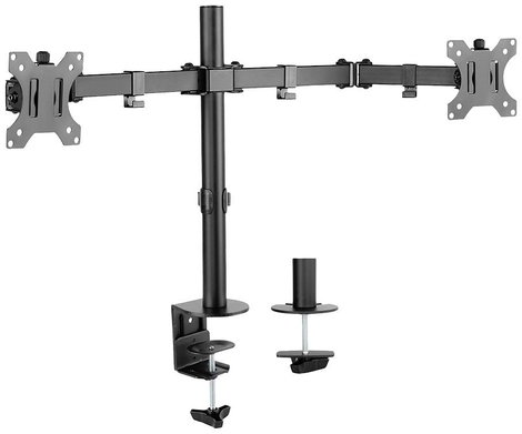 Neomounts FPMA-D550DBLACK 2 részes Monitor asztali tartó 25,4 cm (10) - 81,3 cm (32) Csuklóval mozga 3. kép