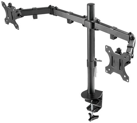 Neomounts FPMA-D550DBLACK 2 részes Monitor asztali tartó 25,4 cm (10) - 81,3 cm (32) Csuklóval mozga 5. kép
