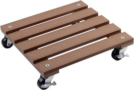 Metafranc WU0825100 Roller WPC Terhelés (max.): 60 kg 300 mm x 300 mm x 73 mm Görgők száma 4