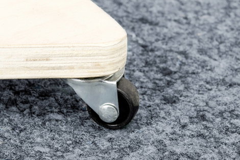 Metafranc WU0822140 Roller Furnérlemez Terhelés (max.): 100 kg 134 mm x 134 mm x 52 mm Görgők száma 2. kép