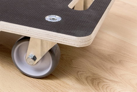 Metafranc WU0822010 Roller PU, Polipropilén (PP) Terhelés (max.): 200 kg 590 mm x 290 mm x 110 mm Gö 5. kép
