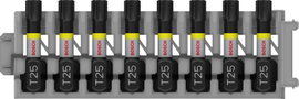 Bosch Accessories 2608522381 2608522381 Ütésszabályozó csavarhúzó készlet, 8 darab, T25-tel, 25 mm 2