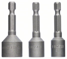 Bosch Accessories 2608551078 Dugókulcs betét 8 mm, 10 mm, 13 mm 50 mm 1 készlet