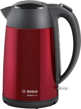 Bosch Haushalt TWK3P424 Vízforraló Zsinór nélküli Piros
