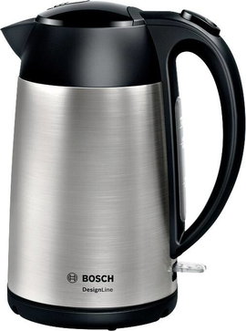 Bosch Haushalt TWK3P420 Vízforraló Zsinór nélküli Ezüst
