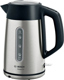 Bosch Haushalt TWK4P440 Vízforraló Zsinór nélküli Nemesacél