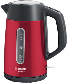 Bosch Haushalt TWK4P434 Vízforraló Zsinór nélküli Piros
