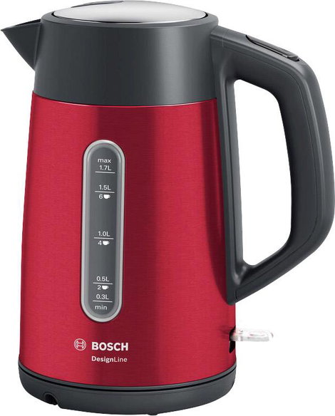Bosch Haushalt TWK4P434 Vízforraló Zsinór nélküli Piros