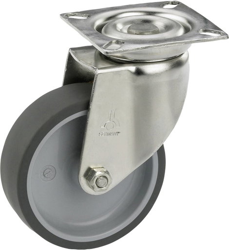 dörner + helmer 770160 Beálló görgő KerékØ: 50 mm Teherbírás (max.): 40 kg 1 db