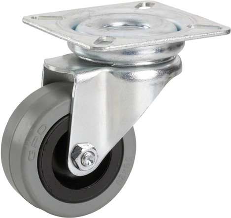 dörner + helmer 770100C Beálló görgő KerékØ: 50 mm Teherbírás (max.): 35 kg 1 db