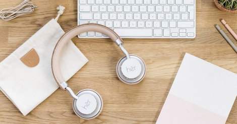 HER HF8 On Ear headset Bluetooth®, Vezetékes Bézs, Ezüst Hangerő szabályozás 13. kép