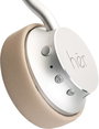 HER HF8 On Ear headset Bluetooth®, Vezetékes Bézs, Ezüst Hangerő szabályozás 4. bélyegkép