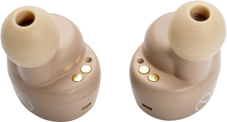 HER HX-12 In Ear headset Bluetooth® Bézs 11. kép