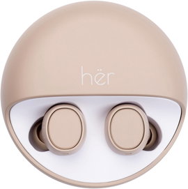 HER HX-12 In Ear headset Bluetooth® Bézs