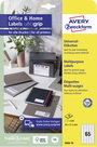 Avery-Zweckform 3666-10 Univerzális etikett 38 x 21.2 mm Papír Fehér 650 db Véglegesen tapadó Tintas 2. bélyegkép
